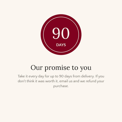 Solabliss 90-day money-back guarantee