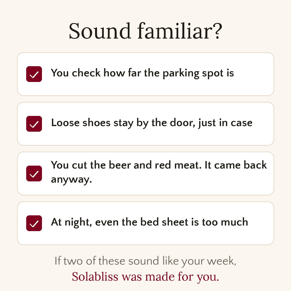 Sound familiar? Four everyday moments many people recognize